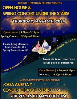Spring concert under the stars